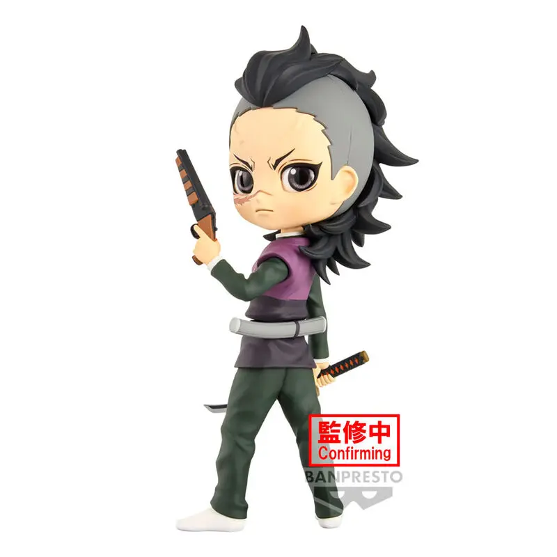 Demon Slayer Kimetsu no Yaiba Genya Shinazugawa Q posket figura 14 cm fotografija proizvoda