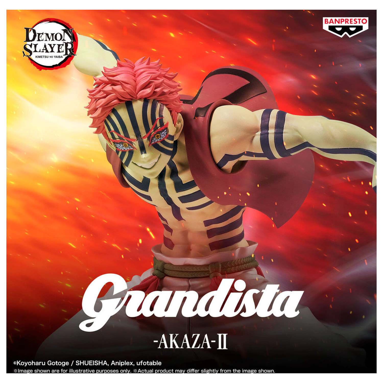 Demon Slayer Kimetsu no Yaiba Grandista Akaza II figura 23cm fotografija proizvoda