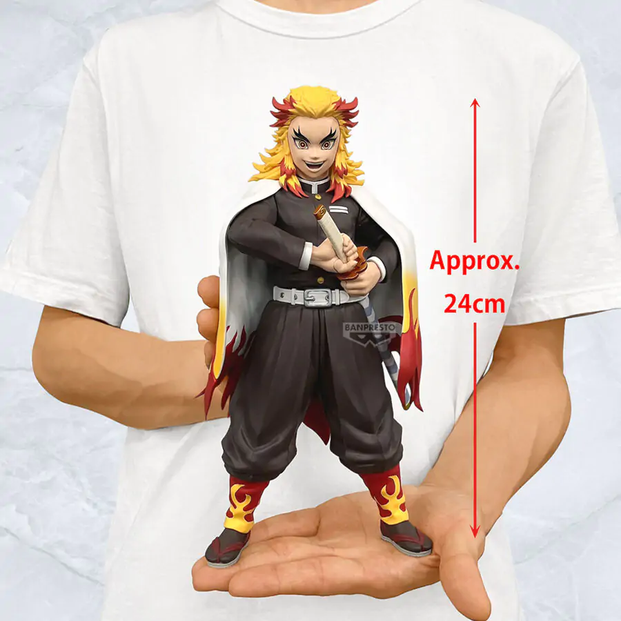 Demon Slayer Kimetsu no Yaiba Kyojuro Rengoku Grandista figura 24 cm fotografija proizvoda