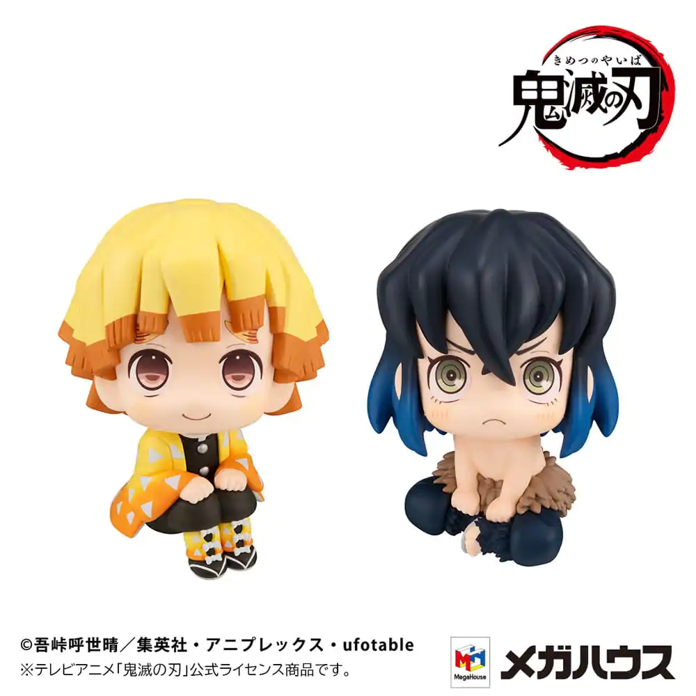 Demon Slayer: Kimetsu no Yaiba Look Up PVC kipić Zenitsu Agatsuma Smile Ver. & Inosuke Hashibira Bossy Ver. 11 cm (s poklonom) fotografija proizvoda