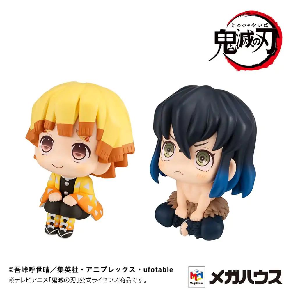 Demon Slayer: Kimetsu no Yaiba Look Up PVC kipić Zenitsu Agatsuma Smile Ver. & Inosuke Hashibira Bossy Ver. 11 cm (s poklonom) fotografija proizvoda