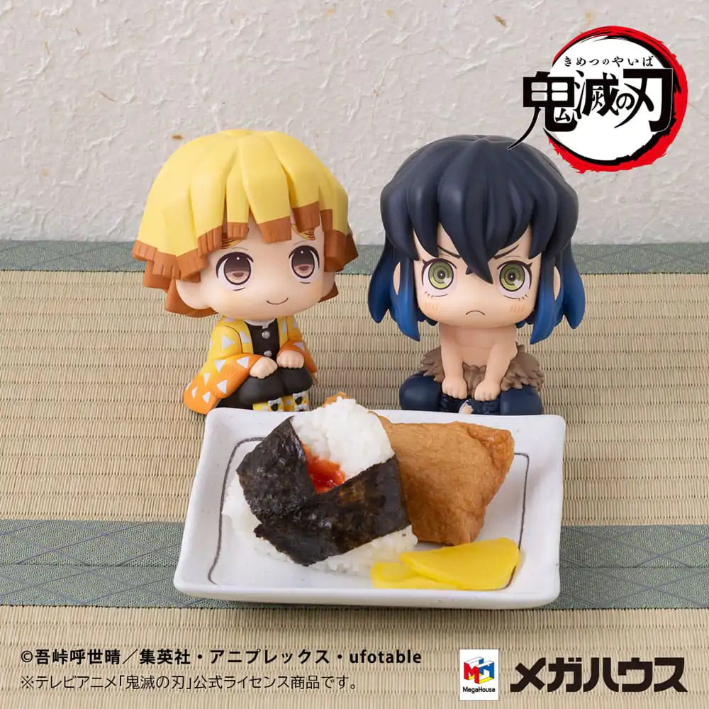 Demon Slayer: Kimetsu no Yaiba Look Up PVC kipić Zenitsu Agatsuma Smile Ver. & Inosuke Hashibira Bossy Ver. 11 cm (s poklonom) fotografija proizvoda