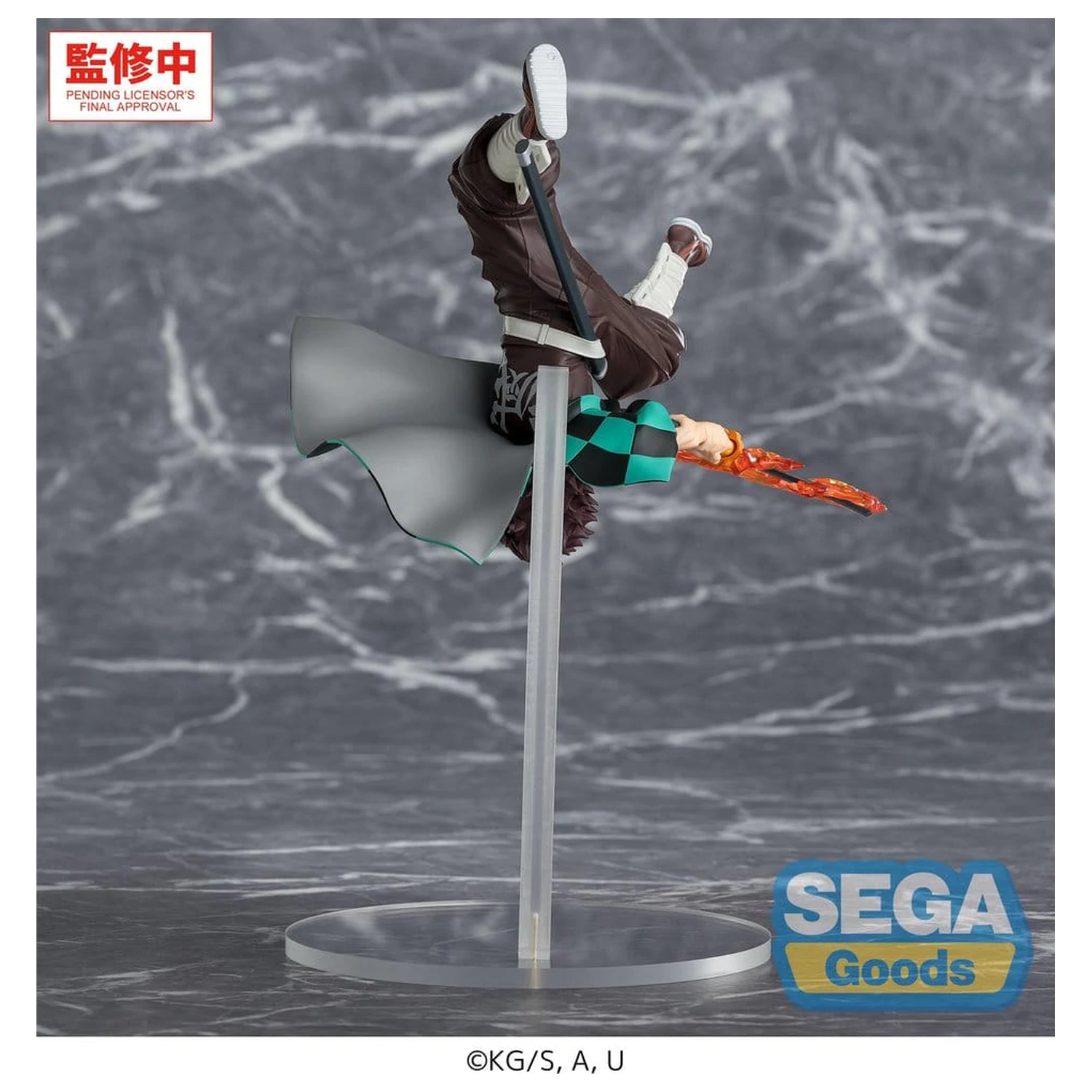 Demon Slayer: Kimetsu no Yaiba Luminasta PVC figura Tanjiro Kamado Hinokami Kagura Setting Sun Transformation 15 cm fotografija proizvoda