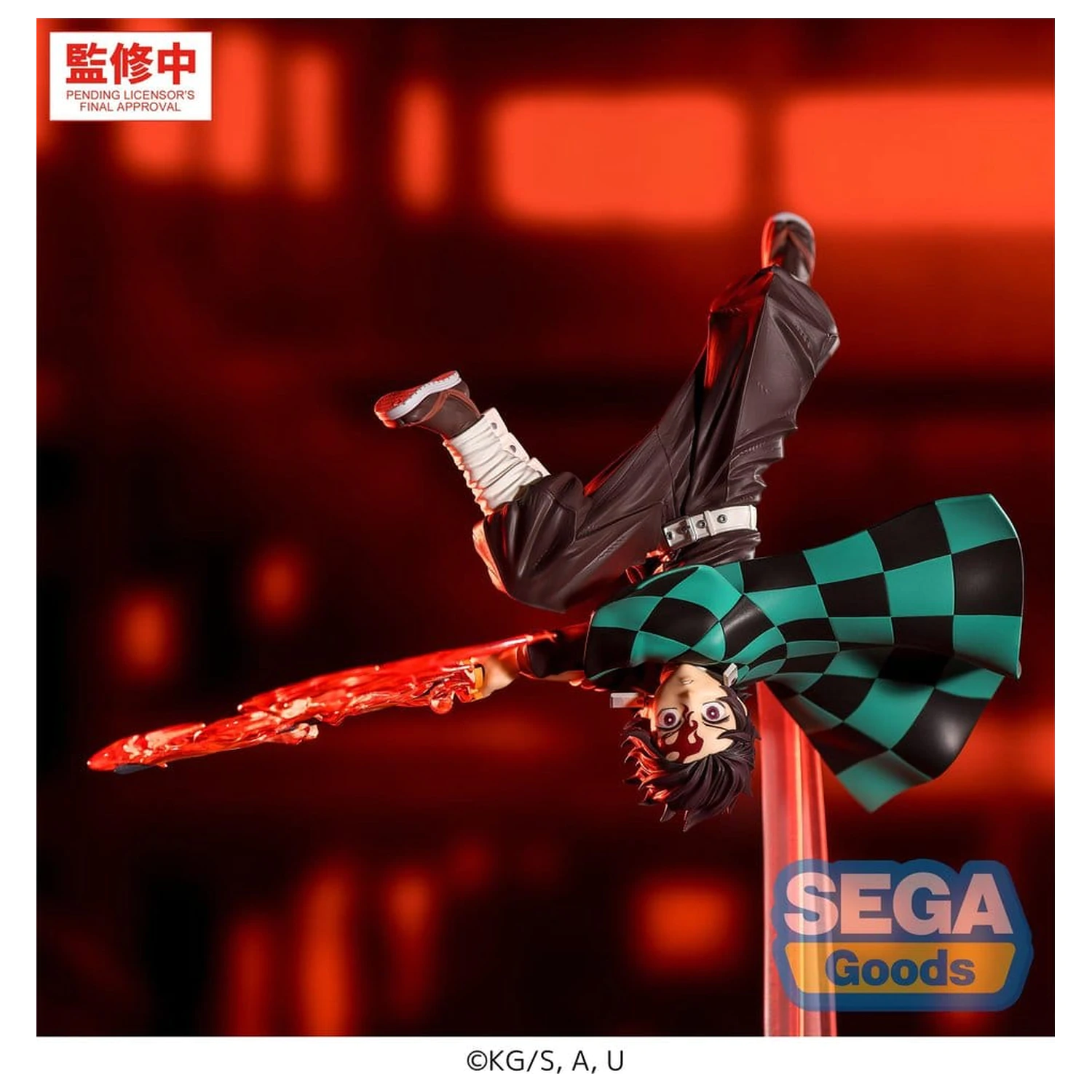 Demon Slayer: Kimetsu no Yaiba Luminasta PVC figura Tanjiro Kamado Hinokami Kagura Setting Sun Transformation 15 cm fotografija proizvoda