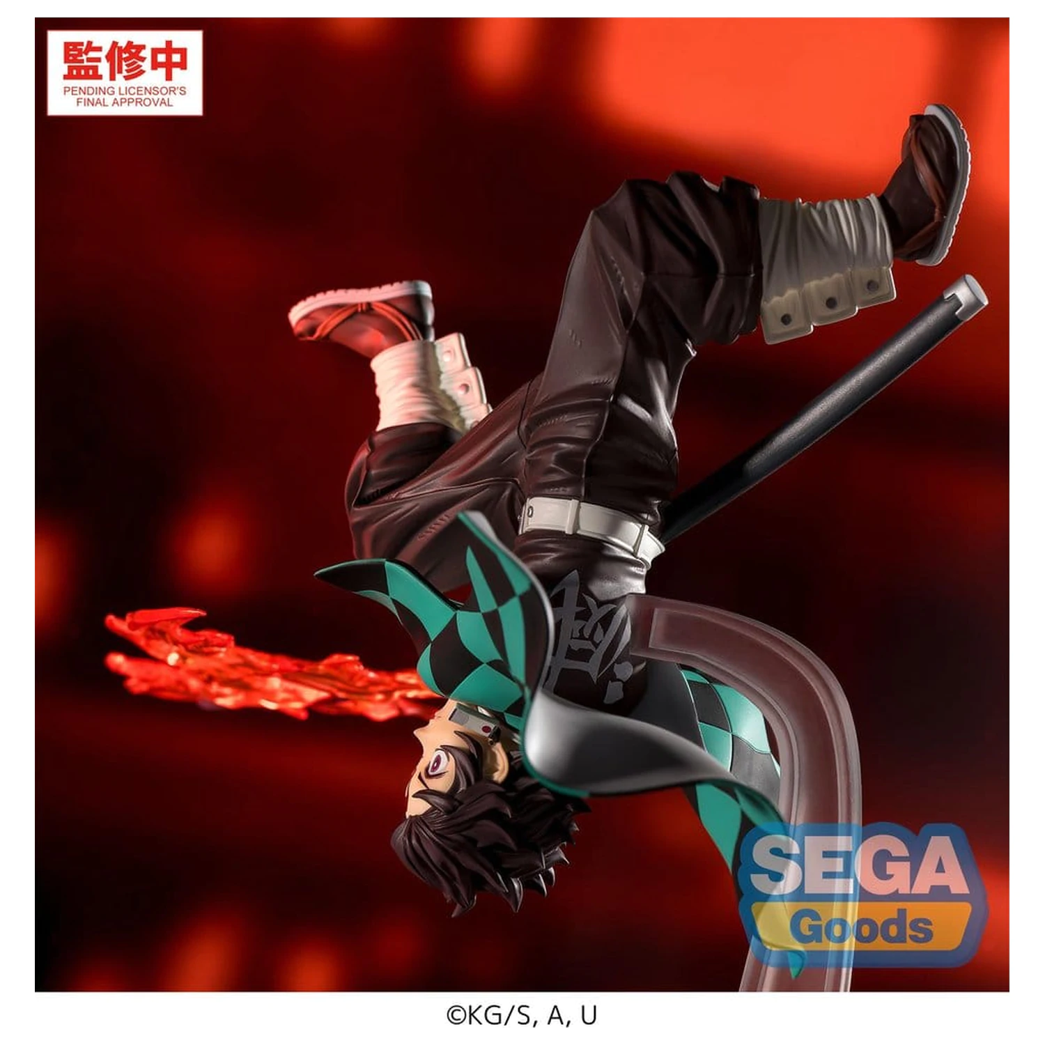 Demon Slayer: Kimetsu no Yaiba Luminasta PVC figura Tanjiro Kamado Hinokami Kagura Setting Sun Transformation 15 cm fotografija proizvoda