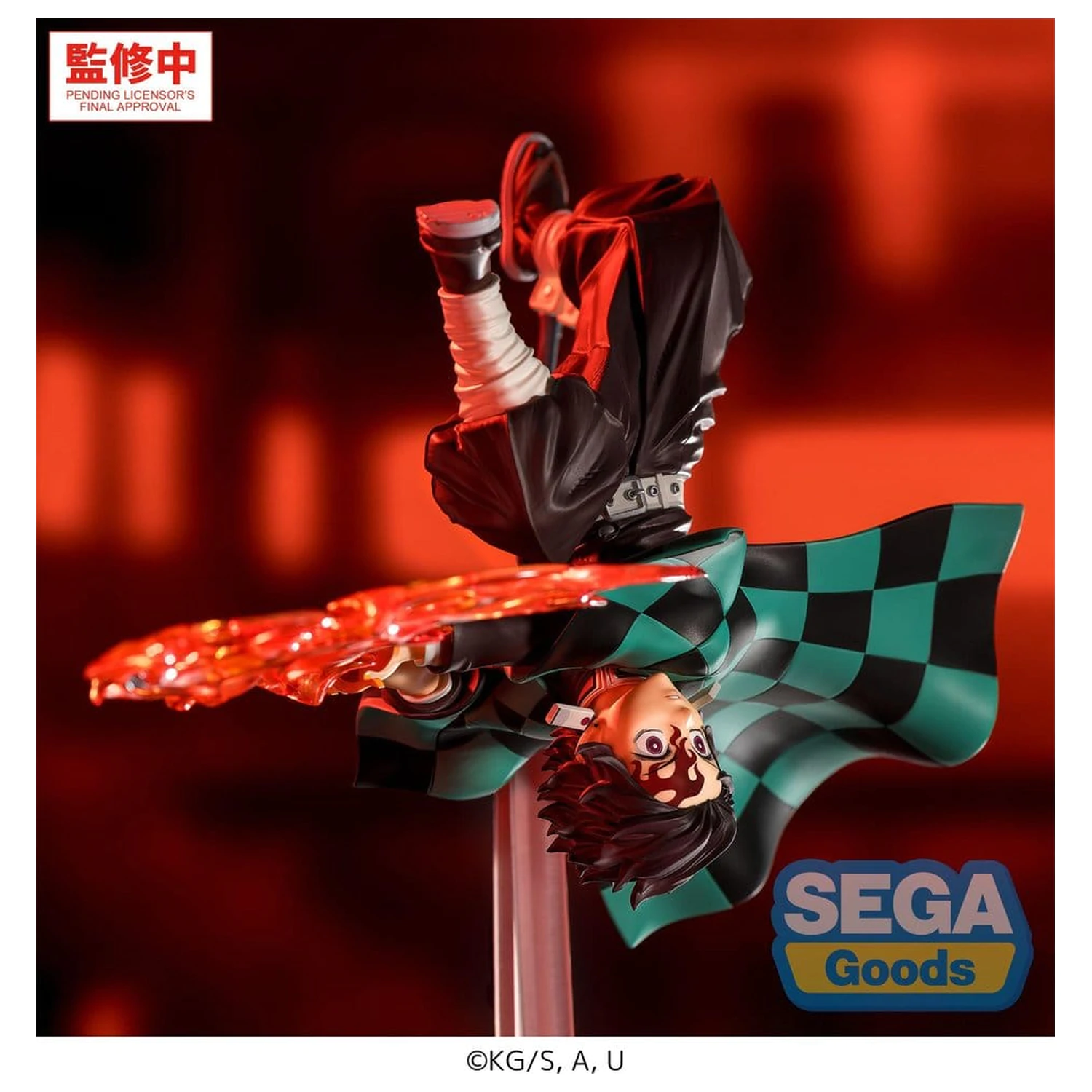 Demon Slayer: Kimetsu no Yaiba Luminasta PVC figura Tanjiro Kamado Hinokami Kagura Setting Sun Transformation 15 cm fotografija proizvoda