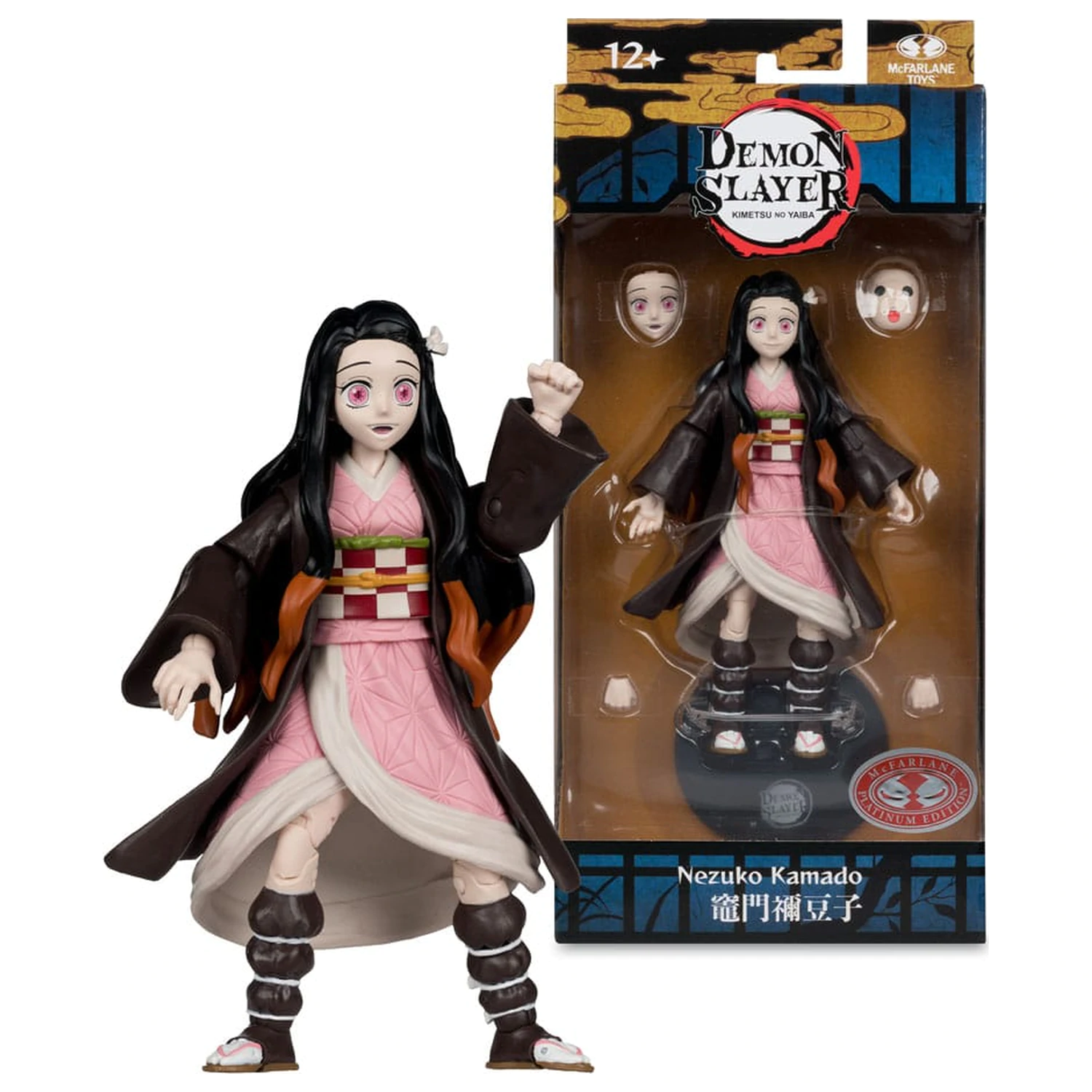 Demon Slayer: Kimetsu no Yaiba akcijska figura Nezuko Kamado Platinum izdanje 14 cm fotografija proizvoda