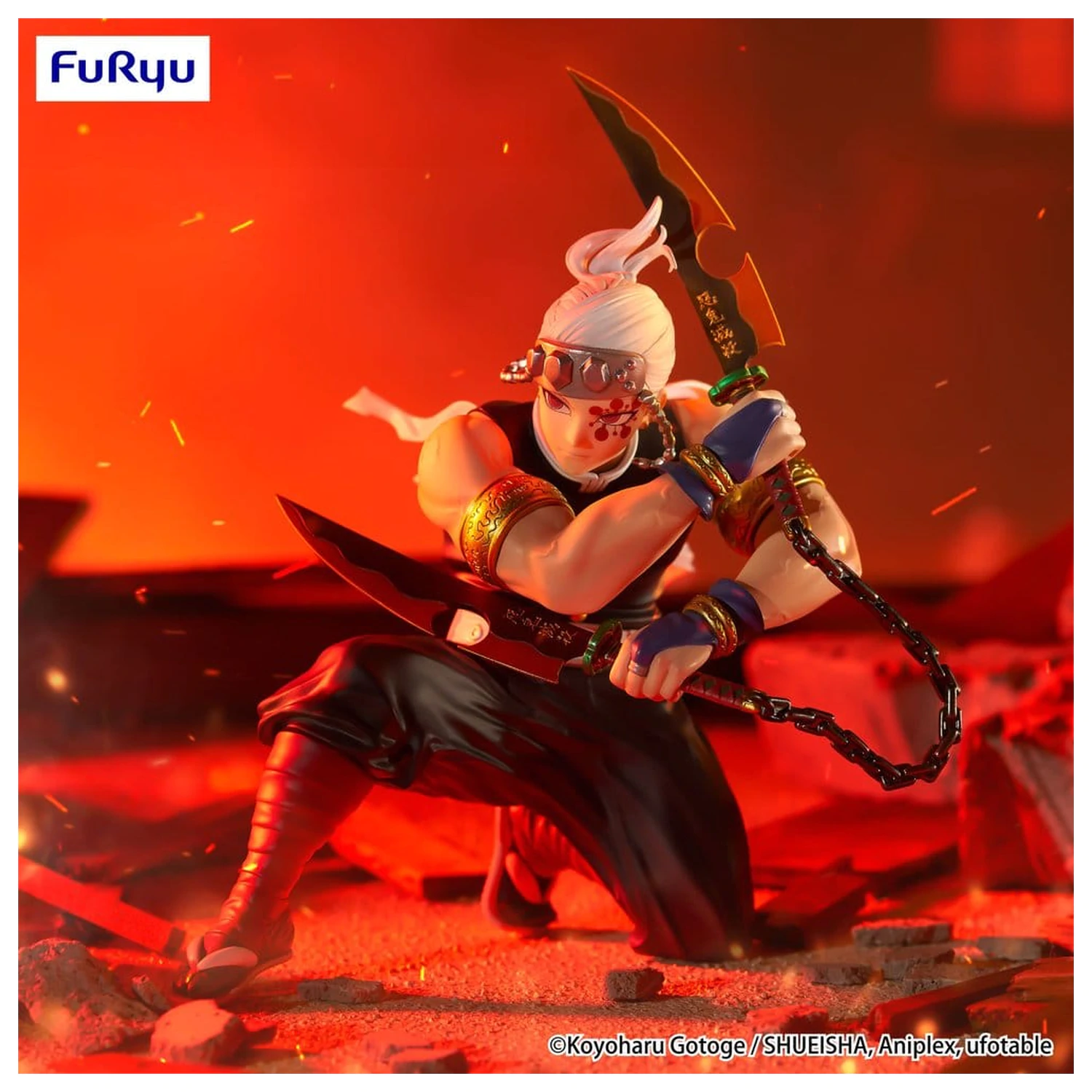Demon Slayer: Kimetsu no Yaiba Noodle Stopper PVC figura Uzui Tengen 15 cm fotografija proizvoda