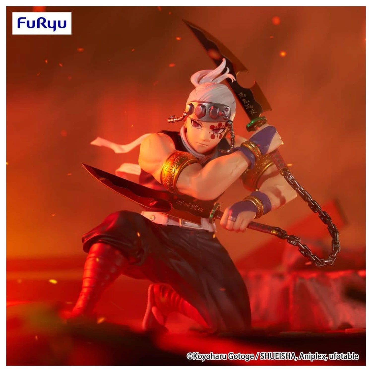 Demon Slayer: Kimetsu no Yaiba Noodle Stopper PVC figura Uzui Tengen 15 cm fotografija proizvoda