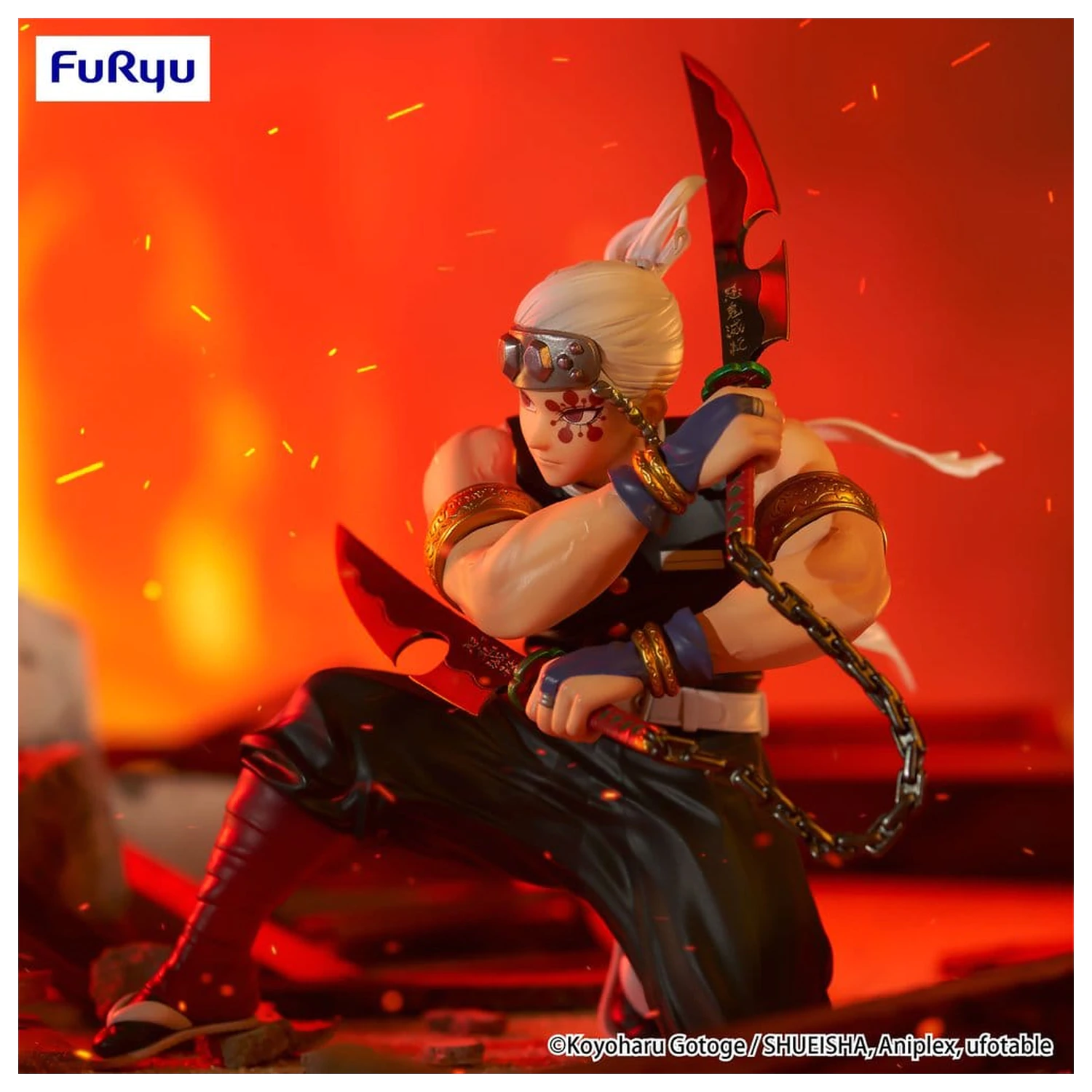Demon Slayer: Kimetsu no Yaiba Noodle Stopper PVC figura Uzui Tengen 15 cm fotografija proizvoda