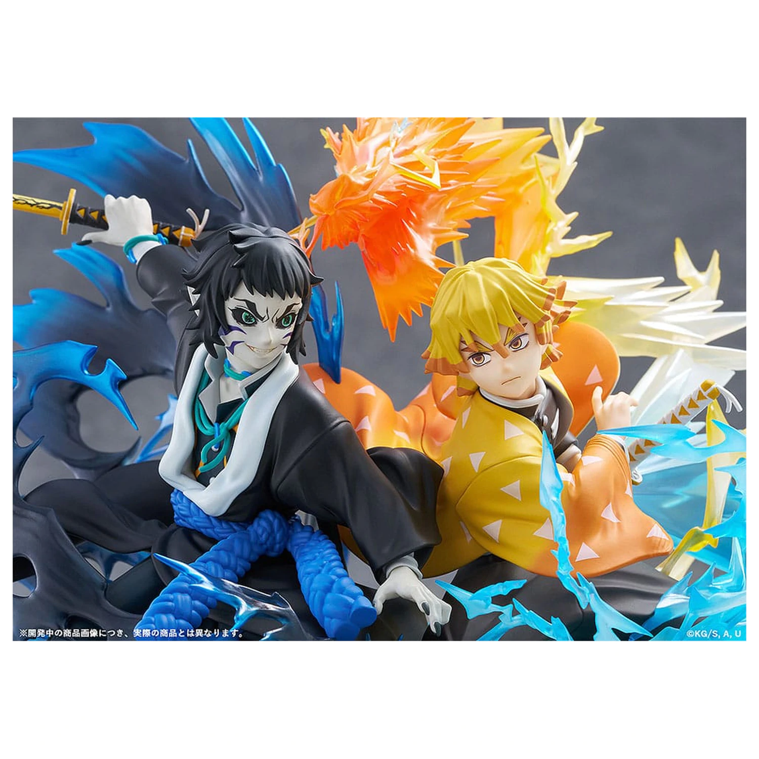 Demon Slayer: Kimetsu no Yaiba PVC Statua Zenitsu Agatsuma & Kaigaku 15 cm fotografija proizvoda