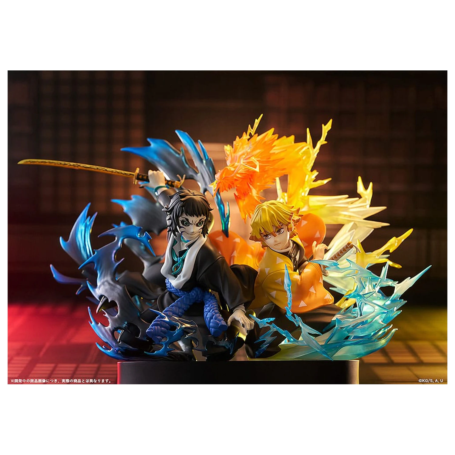 Demon Slayer: Kimetsu no Yaiba PVC Statua Zenitsu Agatsuma & Kaigaku 15 cm fotografija proizvoda