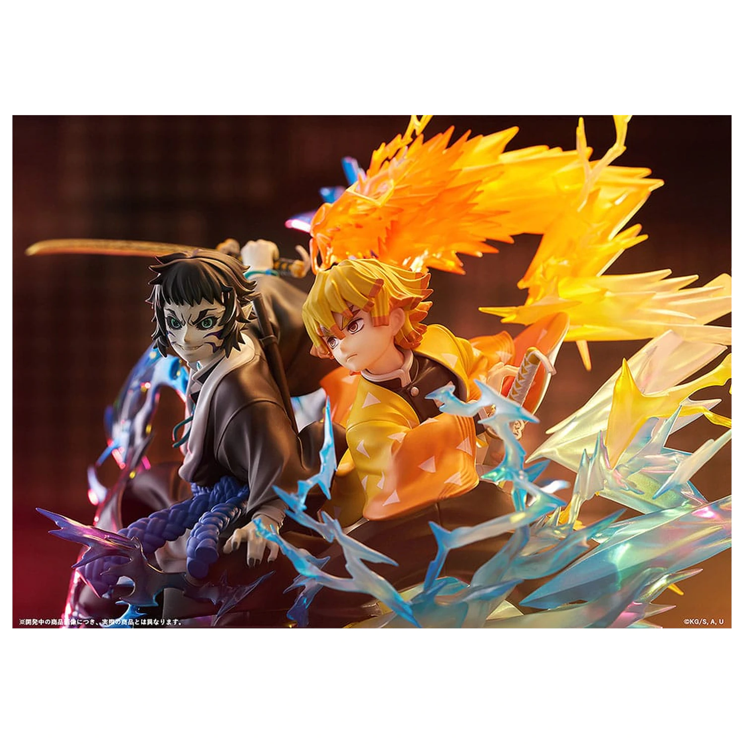 Demon Slayer: Kimetsu no Yaiba PVC Statua Zenitsu Agatsuma & Kaigaku 15 cm fotografija proizvoda
