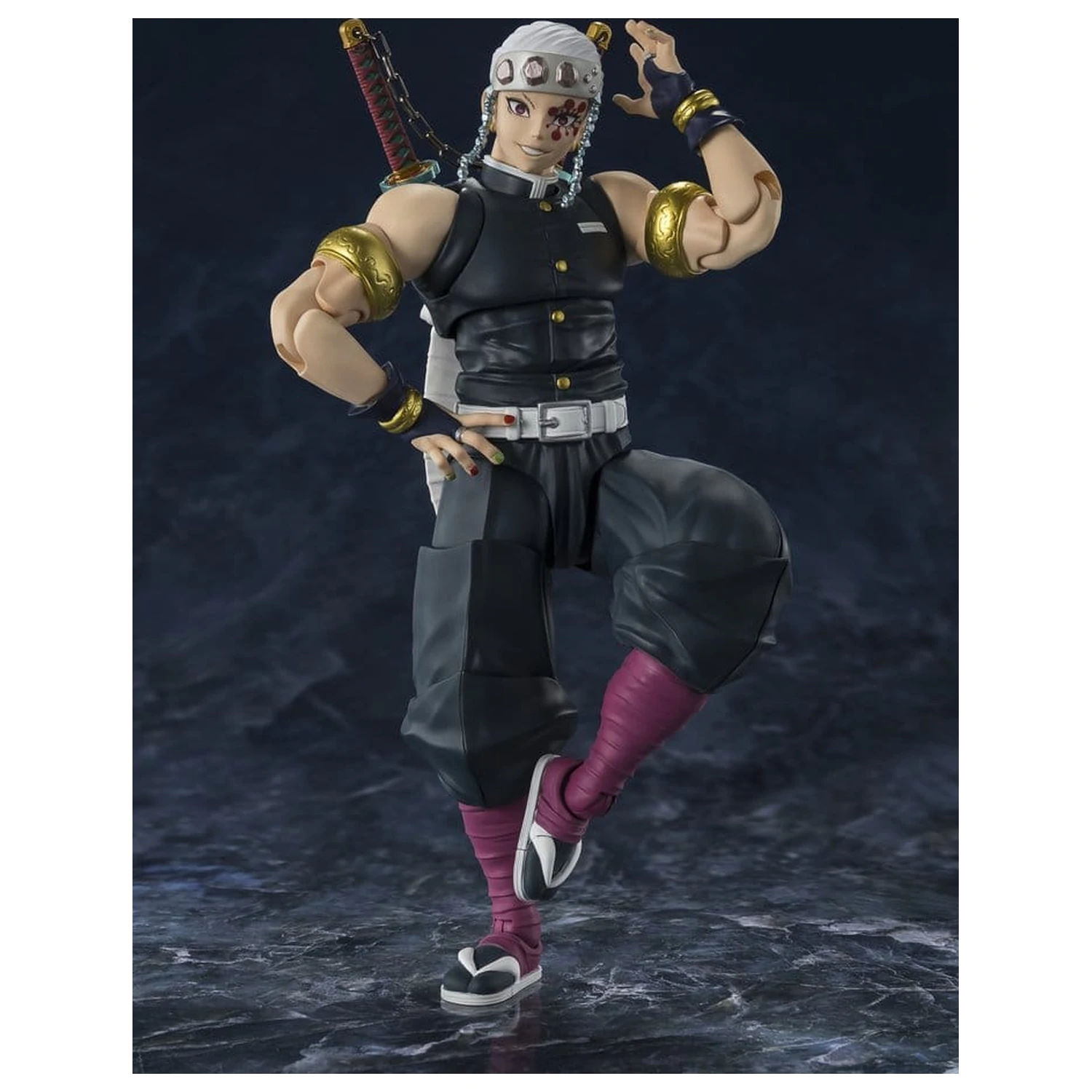 Demon Slayer: Kimetsu no Yaiba S.H.Figuarts akcijska figura Uzui Tengen 17 cm fotografija proizvoda