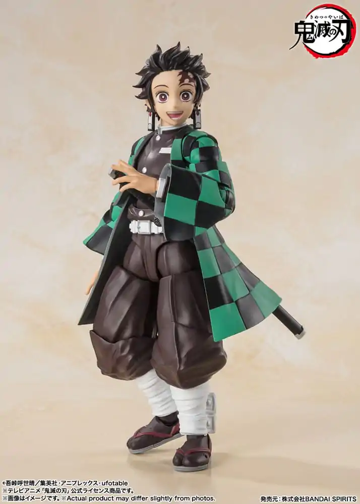 Demon Slayer: Kimetsu no Yaiba S.H. Figuarts akcijska figura Tanjiro Kamado 14 cm fotografija proizvoda