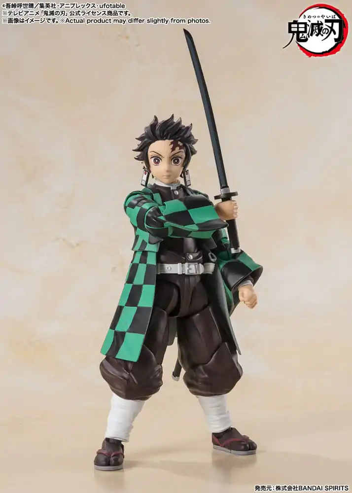 Demon Slayer: Kimetsu no Yaiba S.H. Figuarts akcijska figura Tanjiro Kamado 14 cm fotografija proizvoda