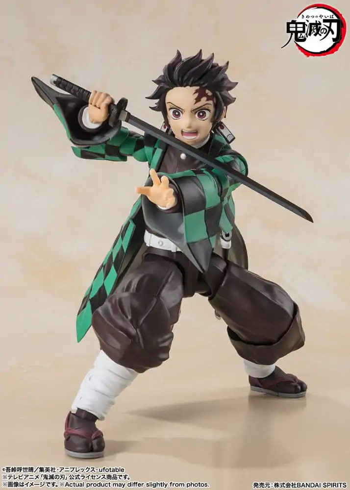 Demon Slayer: Kimetsu no Yaiba S.H. Figuarts akcijska figura Tanjiro Kamado 14 cm fotografija proizvoda