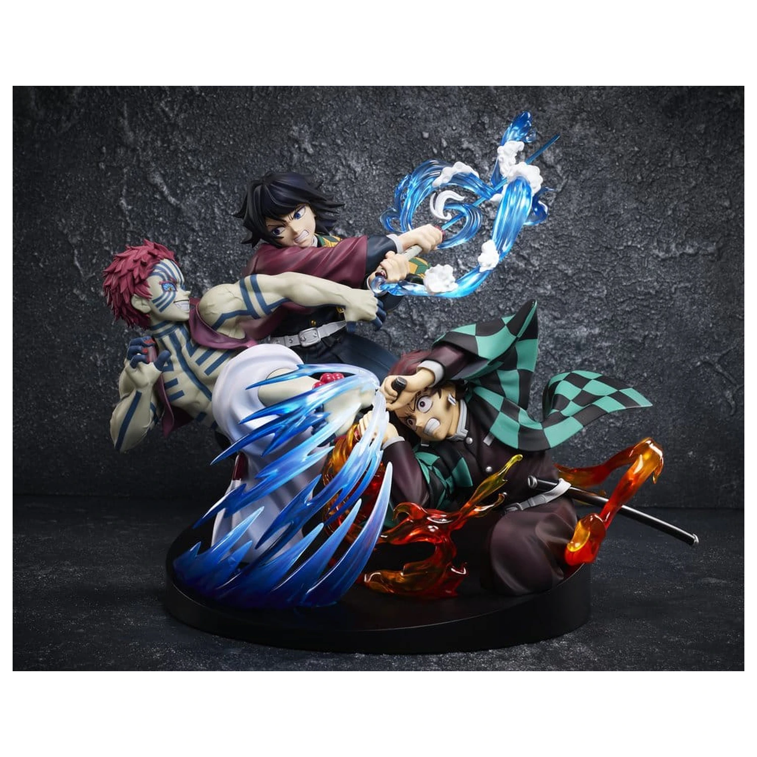 Demon Slayer: Kimetsu no Yaiba PVC figure Tanjiro Kamado & Giyu Tomioka & Akaza 13 cm fotografija proizvoda
