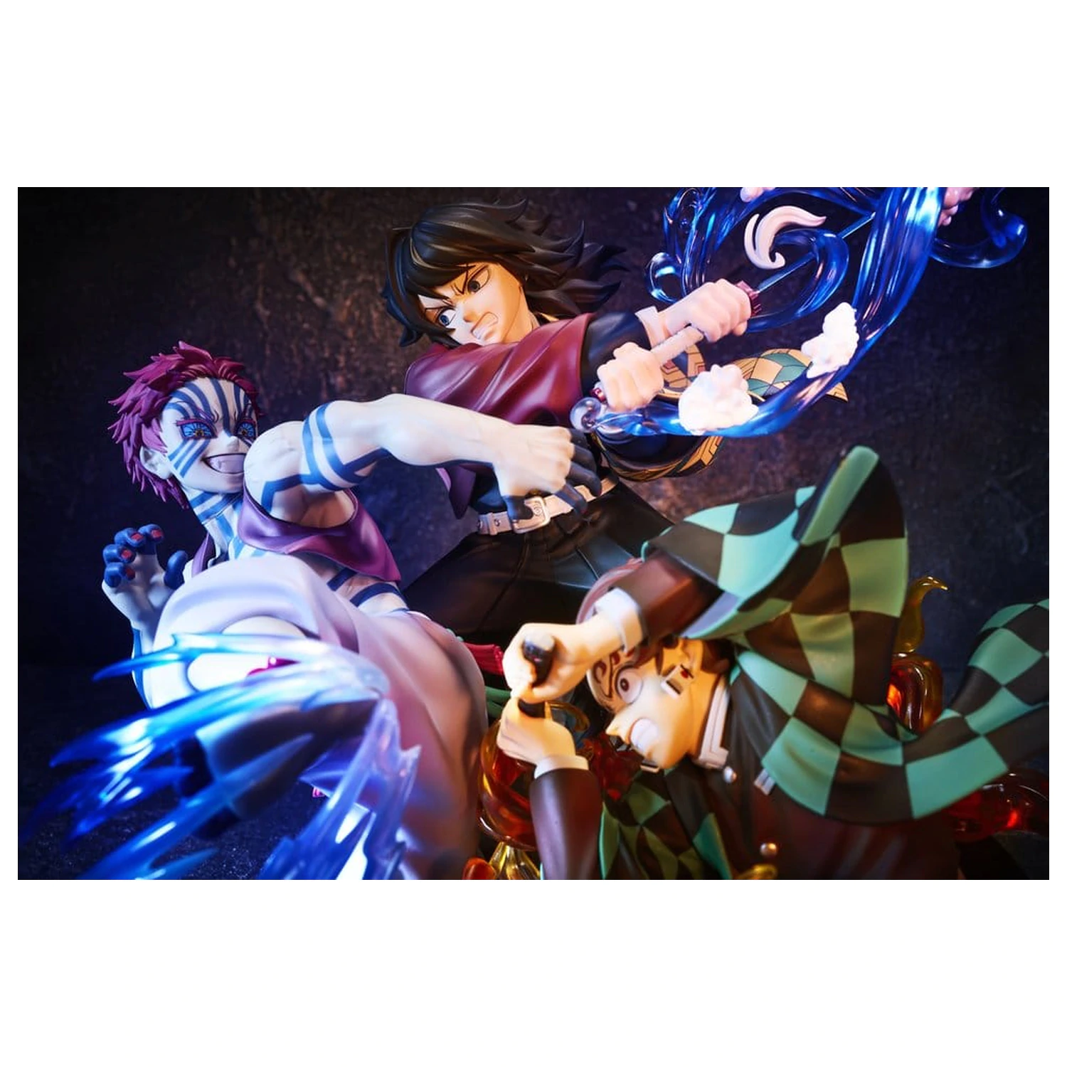 Demon Slayer: Kimetsu no Yaiba PVC figure Tanjiro Kamado & Giyu Tomioka & Akaza 13 cm fotografija proizvoda