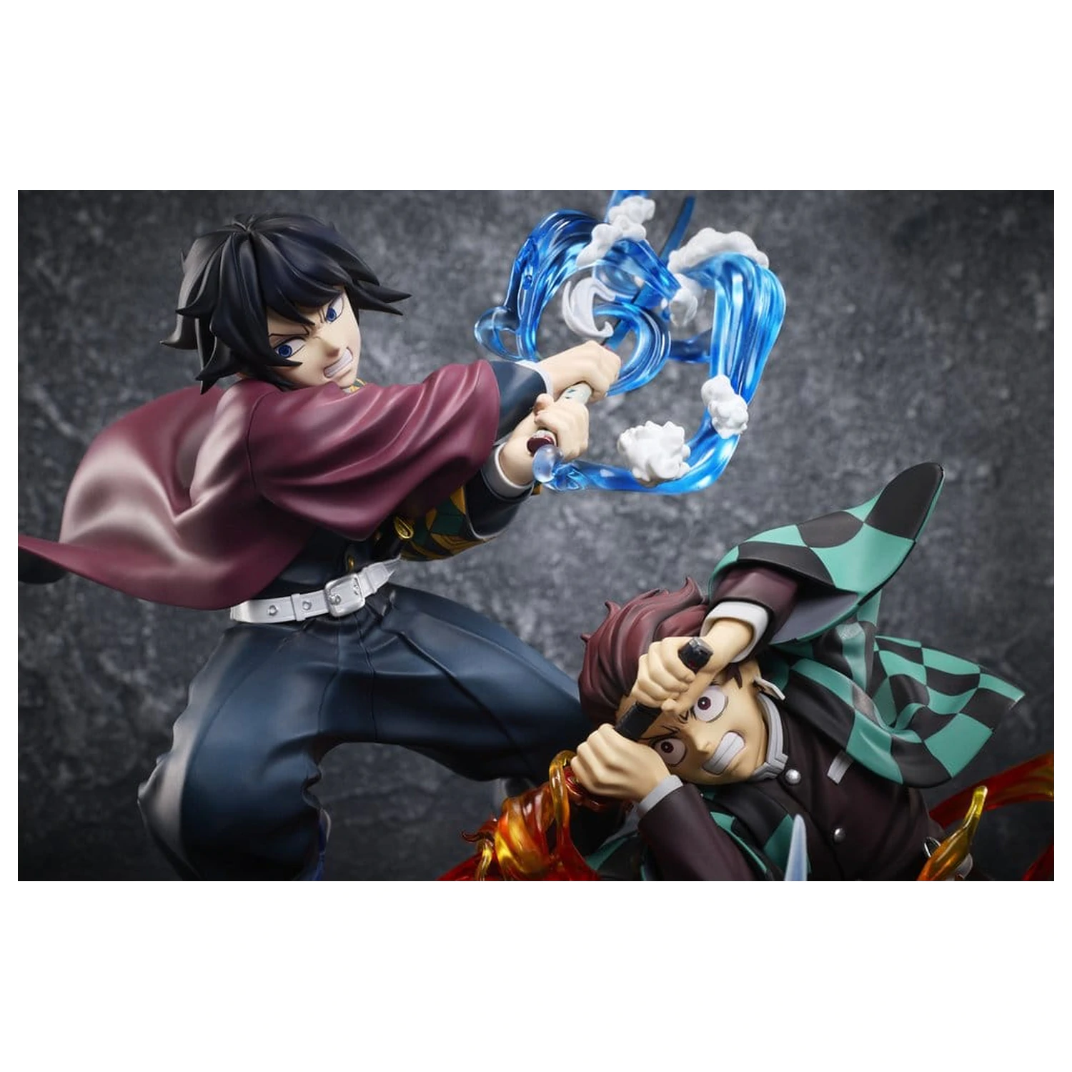 Demon Slayer: Kimetsu no Yaiba PVC figure Tanjiro Kamado & Giyu Tomioka & Akaza 13 cm fotografija proizvoda