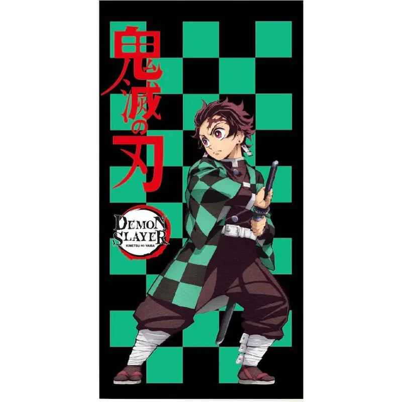 Demon Slayer Kimetsu no Yaiba Tanjiro Kamado ručnik za plažu od mikrofibre fotografija proizvoda