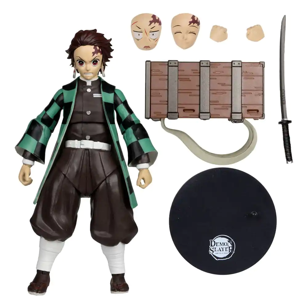 Demon Slayer: Kimetsu no Yaiba akcijska figura Tanjiro Kamado (s Nezuko kutijom) (Sezona 3) 18 cm fotografija proizvoda