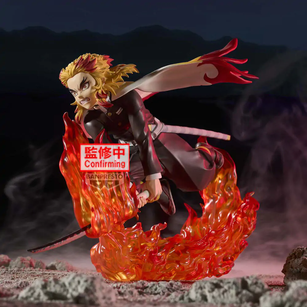 Demon Slayer Kimetsu no Yaiba Vibration Stars Kyojuro Rengoku figura 14 cm fotografija proizvoda