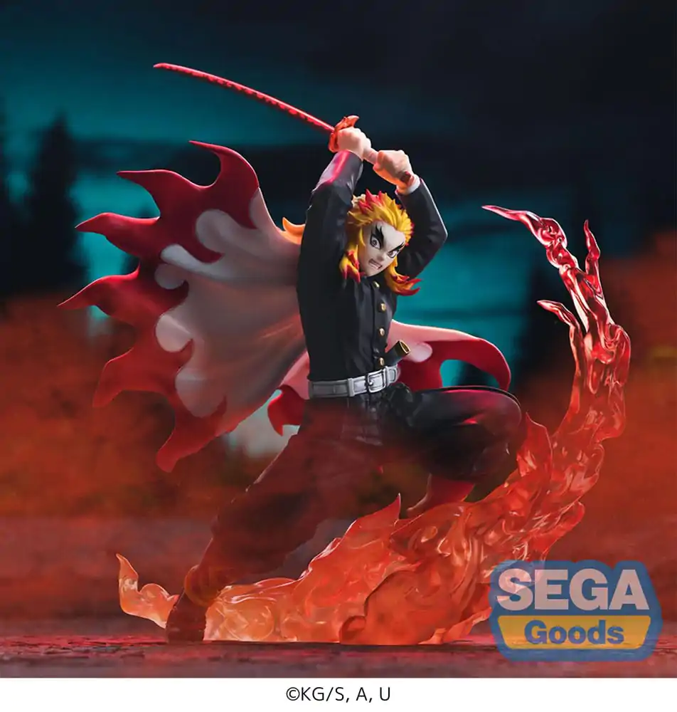 Demon Slayer: Kimetsu no Yaiba Xross Link Anime PVC kip Kyojuro Rengoku 15 cm fotografija proizvoda