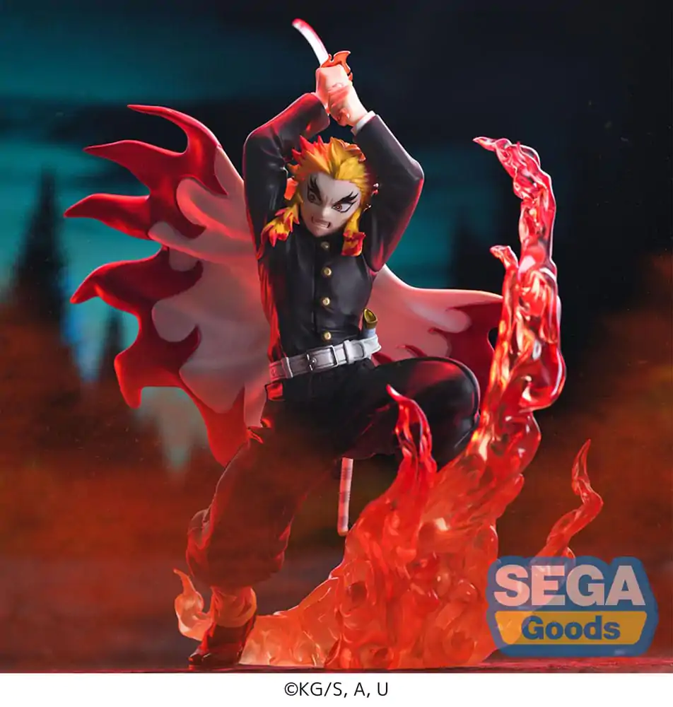 Demon Slayer: Kimetsu no Yaiba Xross Link Anime PVC kip Kyojuro Rengoku 15 cm fotografija proizvoda