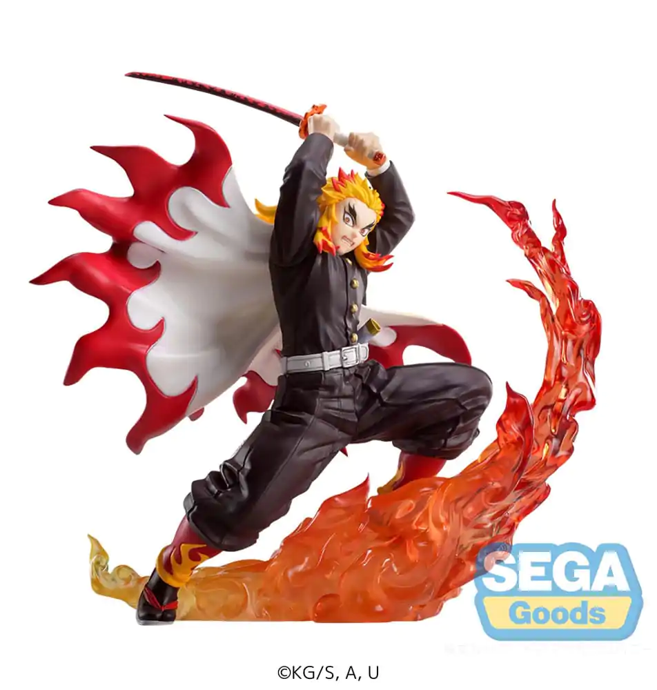 Demon Slayer: Kimetsu no Yaiba Xross Link Anime PVC kip Kyojuro Rengoku 15 cm fotografija proizvoda