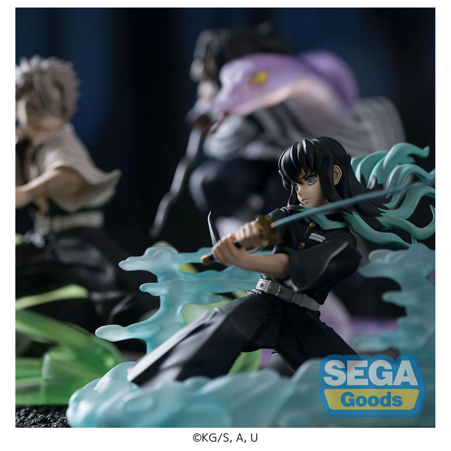 Demon Slayer: Kimetsu no Yaiba Xross Link Anime PVC kipić Muichiro Tokito Hashira Training Arc 11 cm fotografija proizvoda