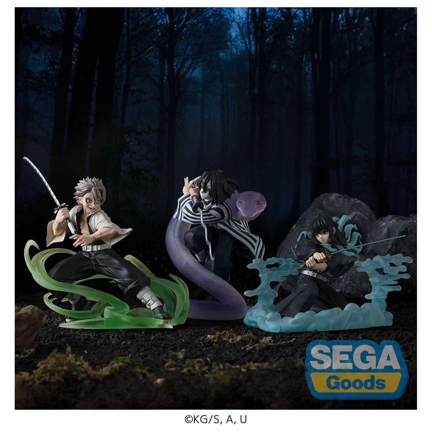Demon Slayer: Kimetsu no Yaiba Xross Link Anime PVC kipić Muichiro Tokito Hashira Training Arc 11 cm fotografija proizvoda