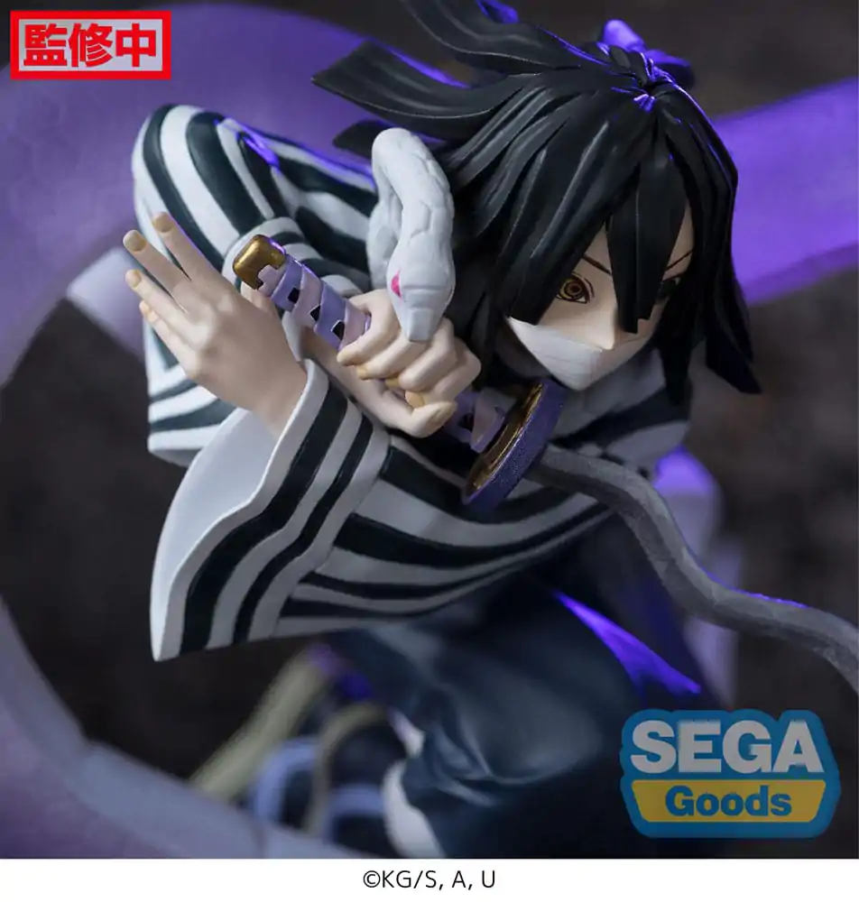 Demon Slayer: Kimetsu no Yaiba Xross Link Anime PVC Kip Obanai Iguro Hashira Training Arc 14 cm fotografija proizvoda