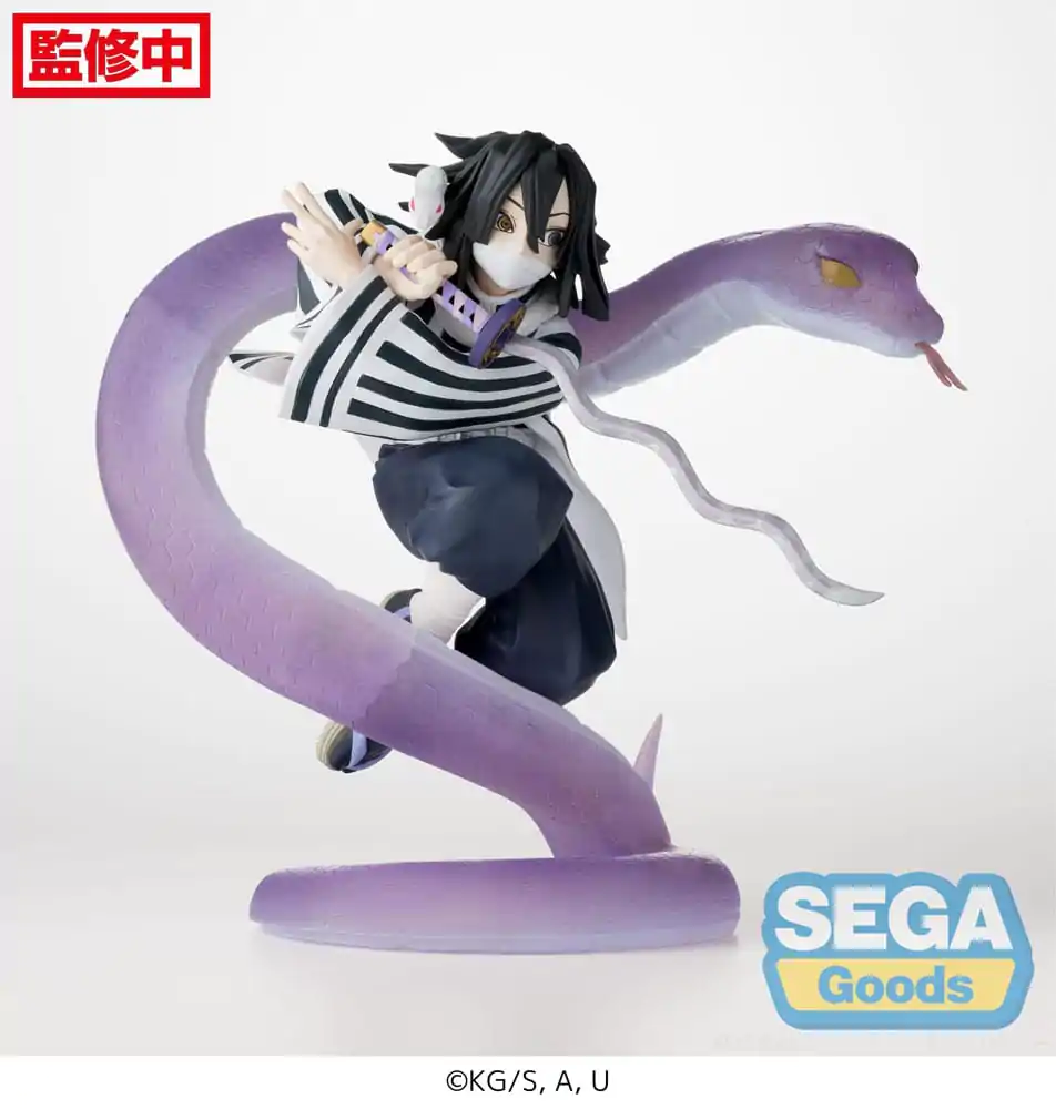 Demon Slayer: Kimetsu no Yaiba Xross Link Anime PVC Kip Obanai Iguro Hashira Training Arc 14 cm fotografija proizvoda