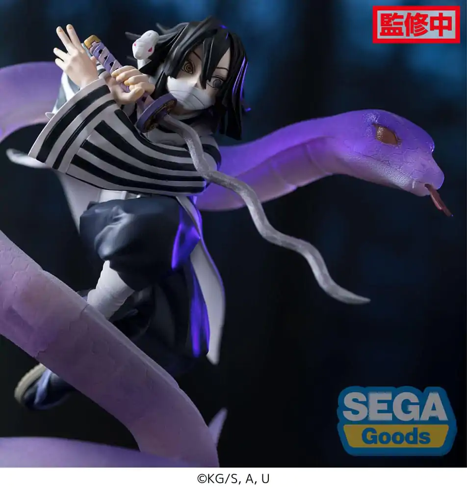 Demon Slayer: Kimetsu no Yaiba Xross Link Anime PVC Kip Obanai Iguro Hashira Training Arc 14 cm fotografija proizvoda