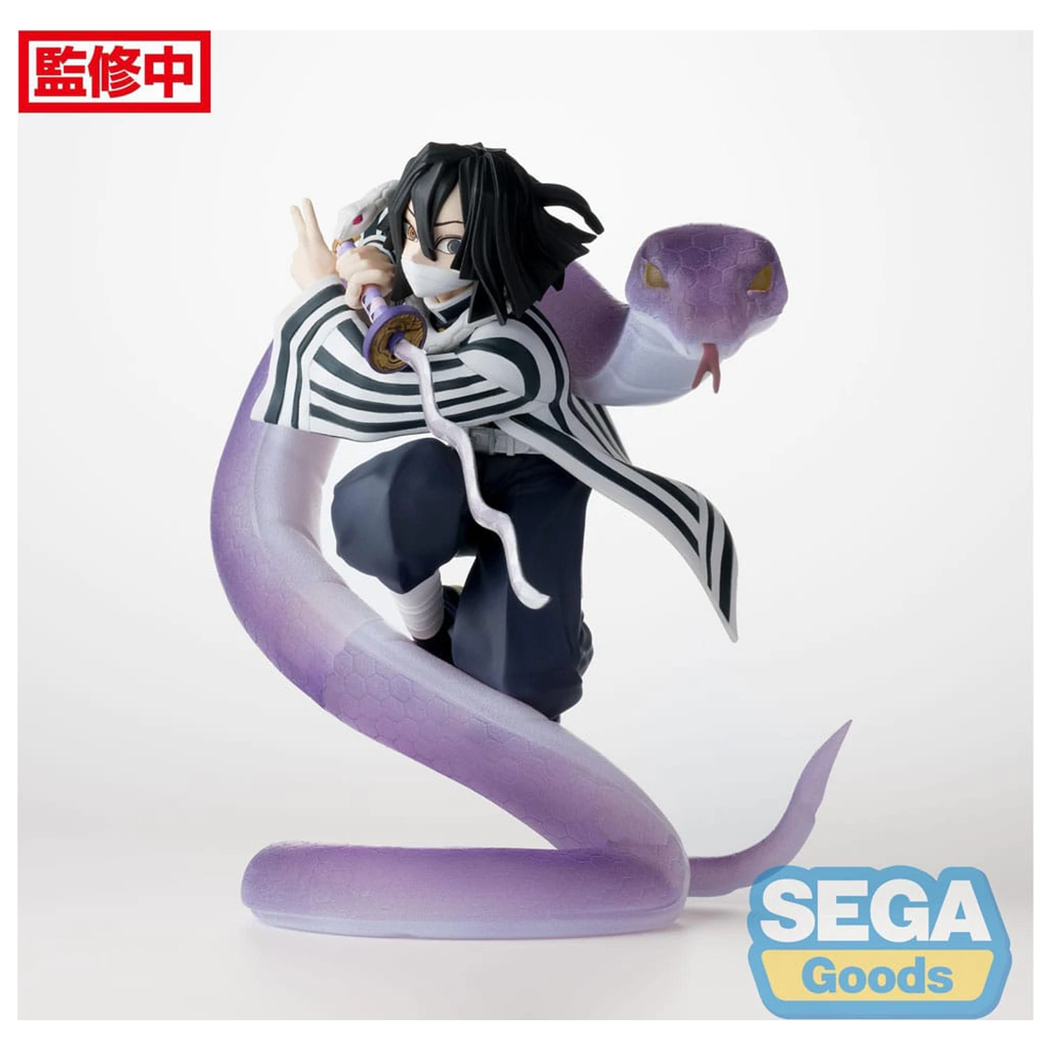 Demon Slayer: Kimetsu no Yaiba Xross Link Anime PVC kip Obanai Iguro Hashira Training Arc 14 cm fotografija proizvoda