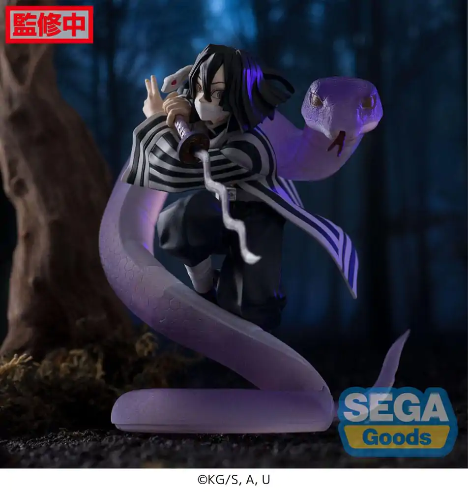 Demon Slayer: Kimetsu no Yaiba Xross Link Anime PVC Kip Obanai Iguro Hashira Training Arc 14 cm fotografija proizvoda