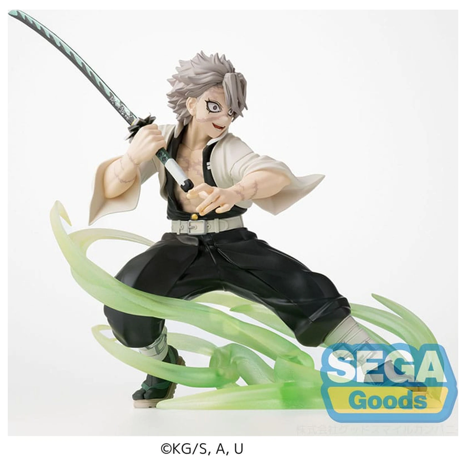 Demon Slayer: Kimetsu no Yaiba Xross Link Anime PVC kipić Sanemi Shinazugawa Hashira Training Arc 12 cm fotografija proizvoda