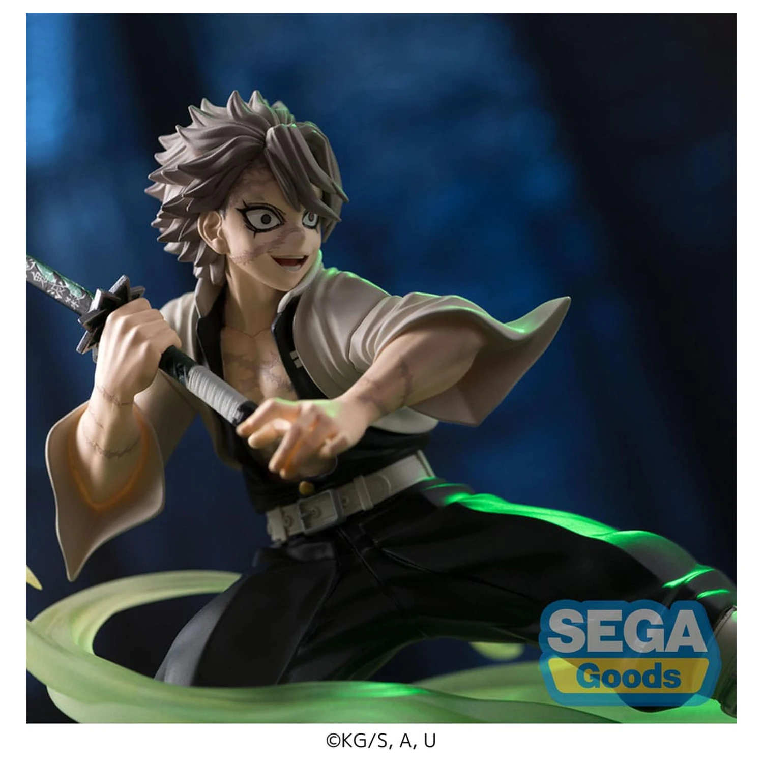 Demon Slayer: Kimetsu no Yaiba Xross Link Anime PVC kipić Sanemi Shinazugawa Hashira Training Arc 12 cm fotografija proizvoda