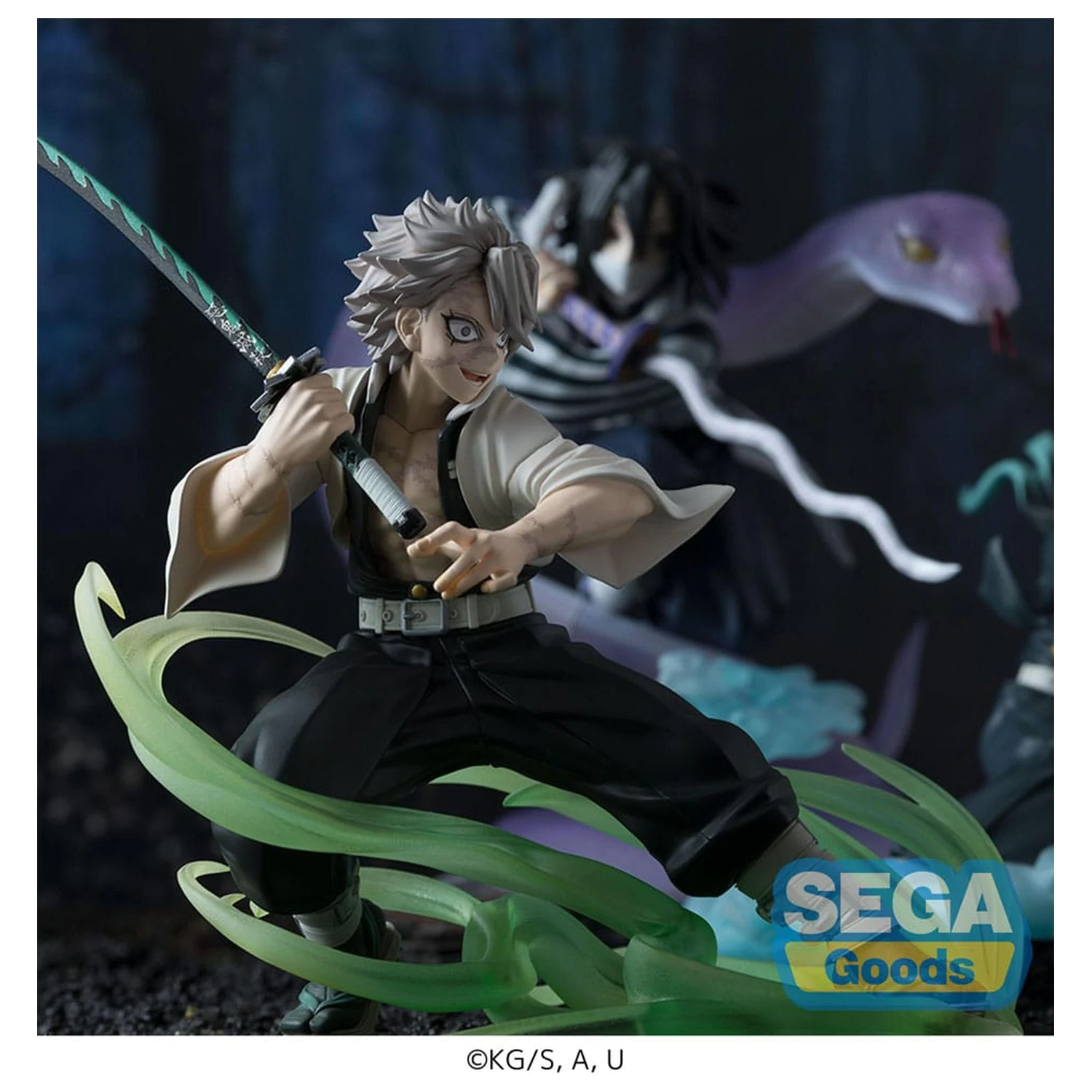 Demon Slayer: Kimetsu no Yaiba Xross Link Anime PVC kipić Sanemi Shinazugawa Hashira Training Arc 12 cm fotografija proizvoda