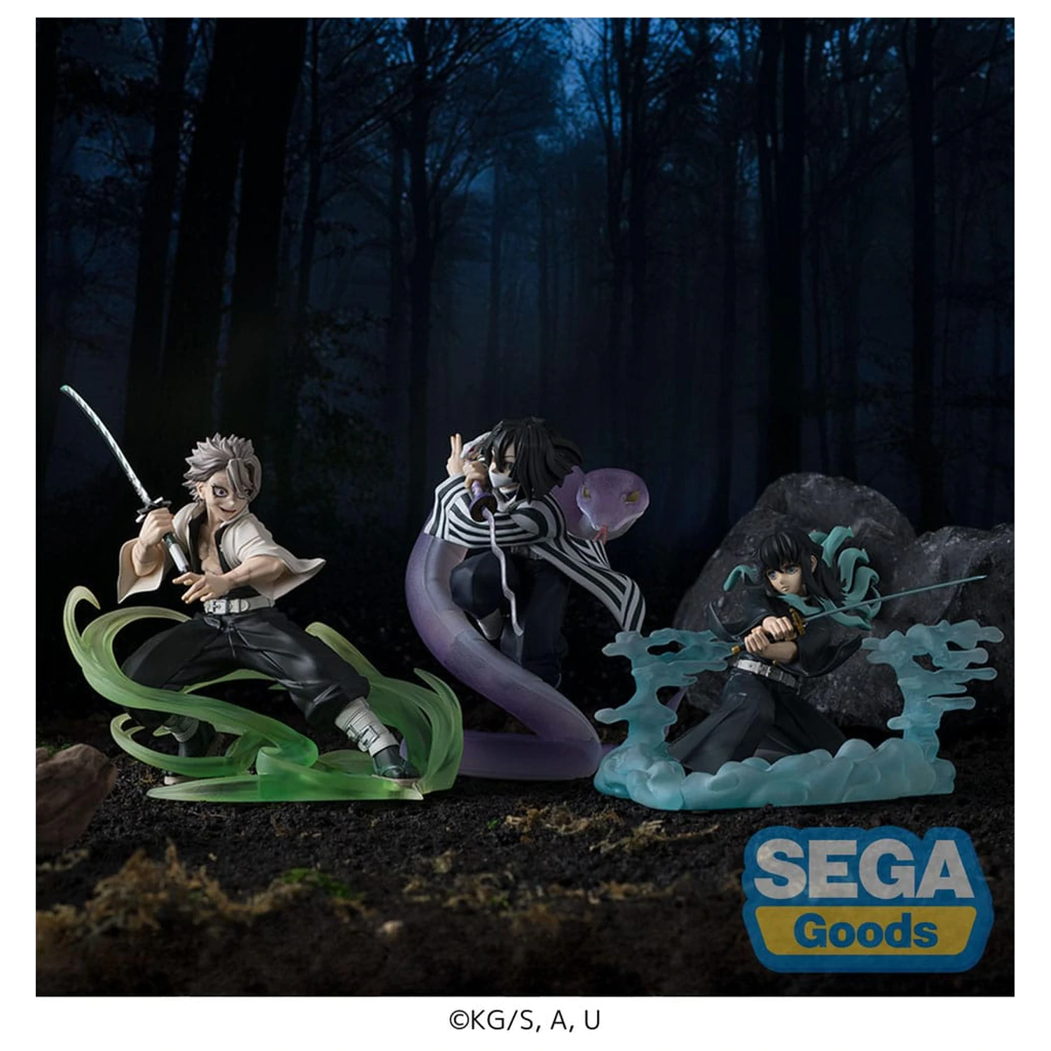 Demon Slayer: Kimetsu no Yaiba Xross Link Anime PVC kipić Sanemi Shinazugawa Hashira Training Arc 12 cm fotografija proizvoda