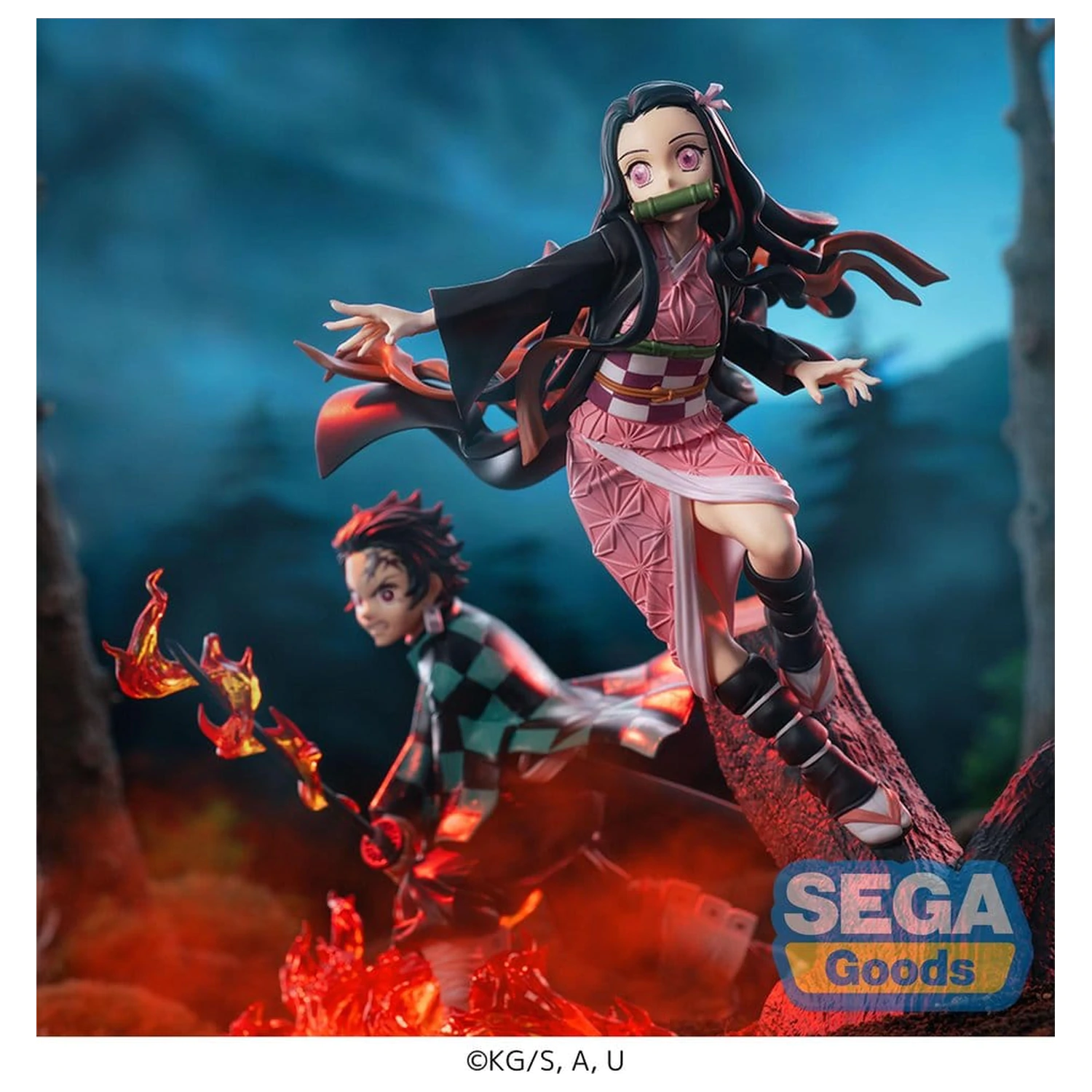 Demon Slayer: Kimetsu no Yaiba XrossLink PVC statua Nezuko Kamado 16 cm fotografija proizvoda