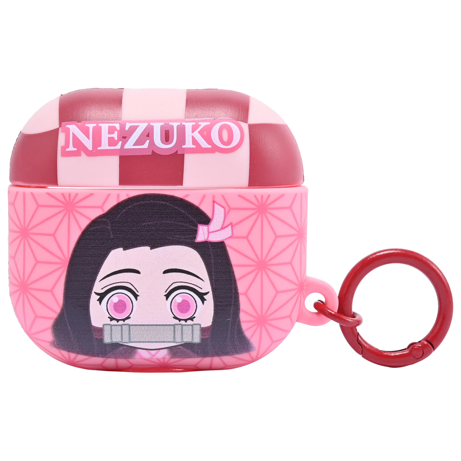 Demon Slayer Nezuko 3D pjenasta torbica za AirPods slušalice s kopčom fotografija proizvoda