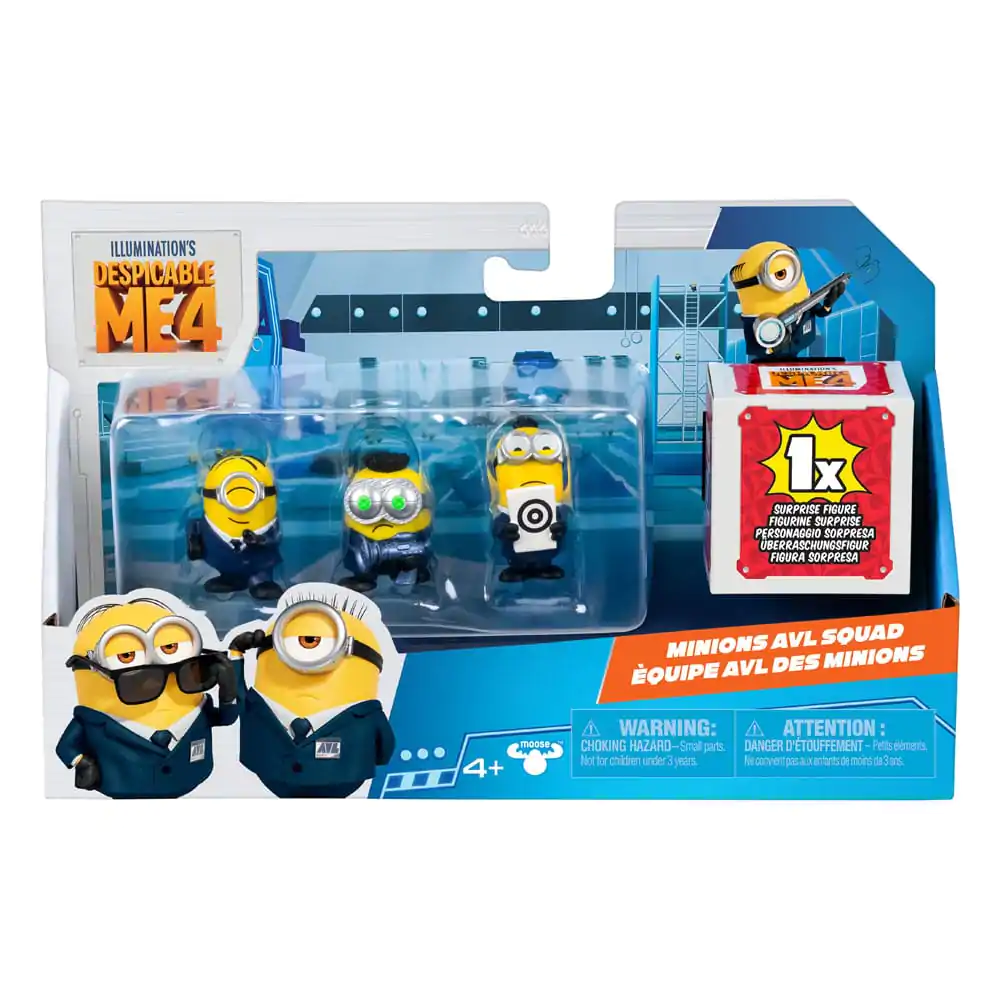 Despicable Me 4 Figure 4-Pack AVL 5 cm fotografija proizvoda