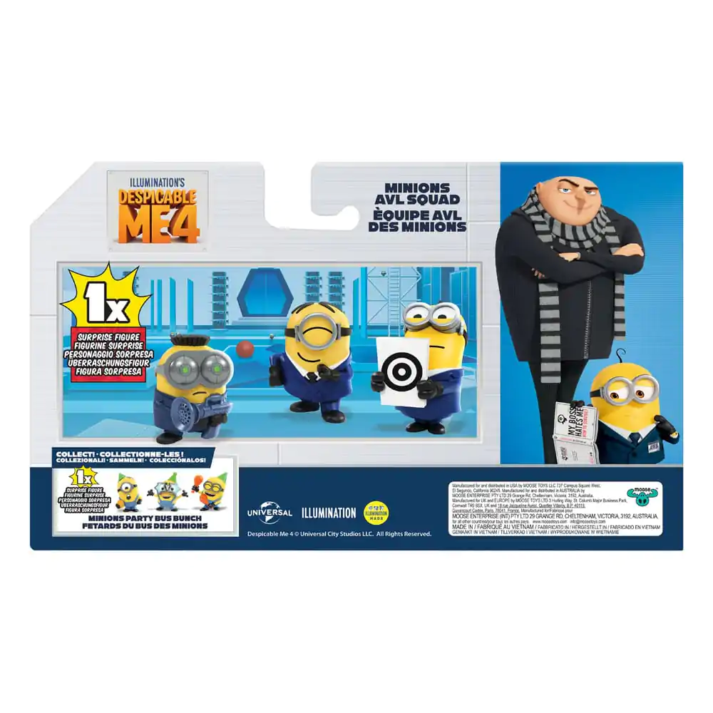 Despicable Me 4 Figure 4-Pack AVL 5 cm fotografija proizvoda