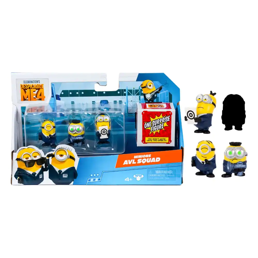 Despicable Me 4 Figure 4-Pack AVL 5 cm fotografija proizvoda