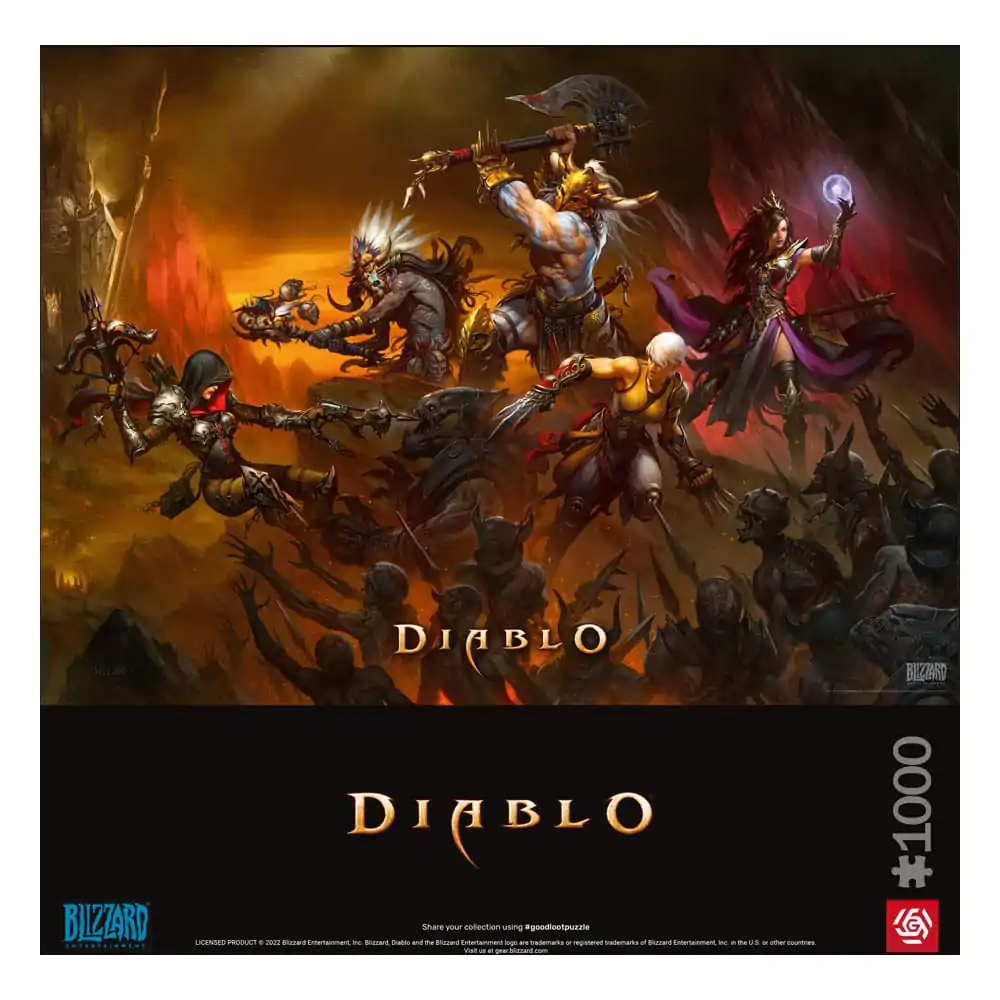 Diablo Gaming Puzzle Heroes Battle (1000 dijelova) fotografija proizvoda