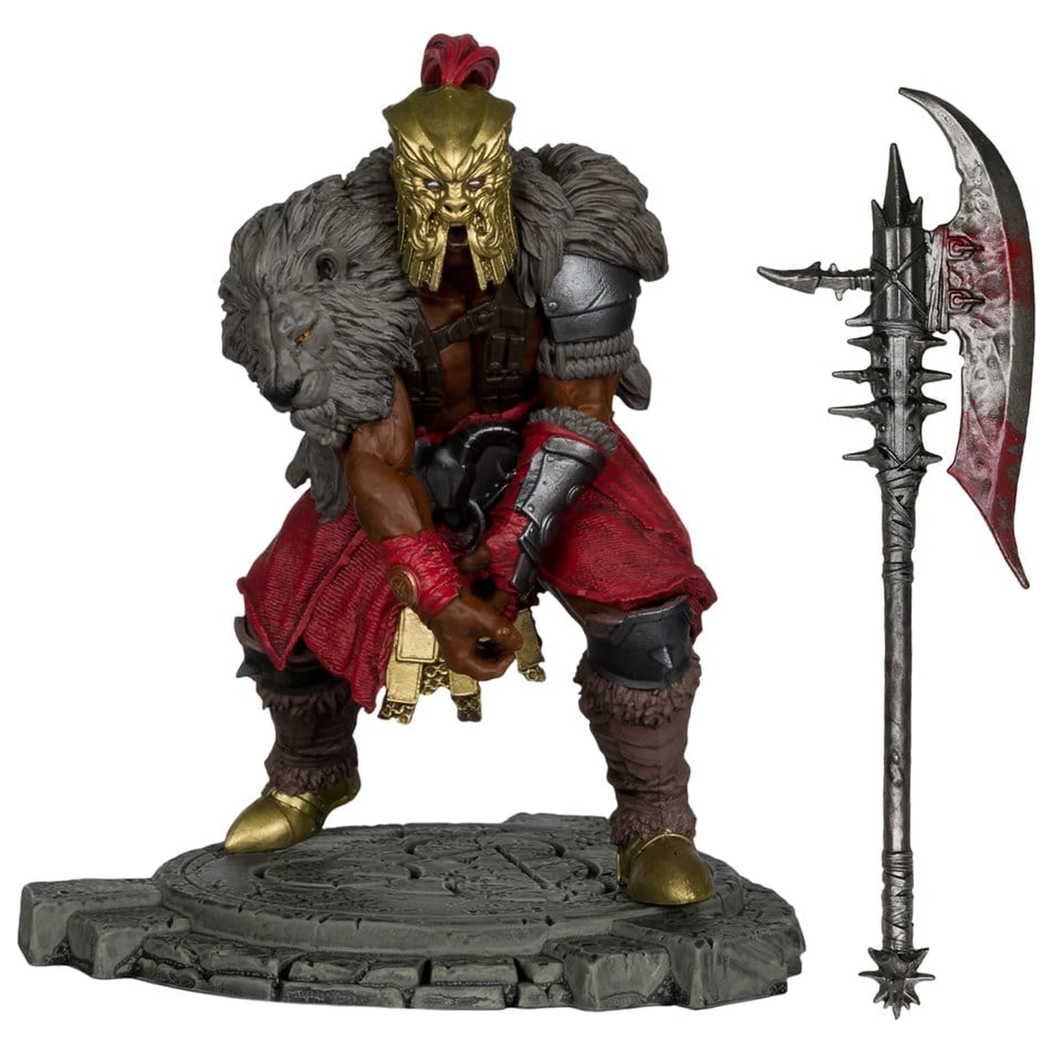 Diablo IV 1/12 skala ograničeno izdanje poza figura Barbarian 12 cm fotografija proizvoda