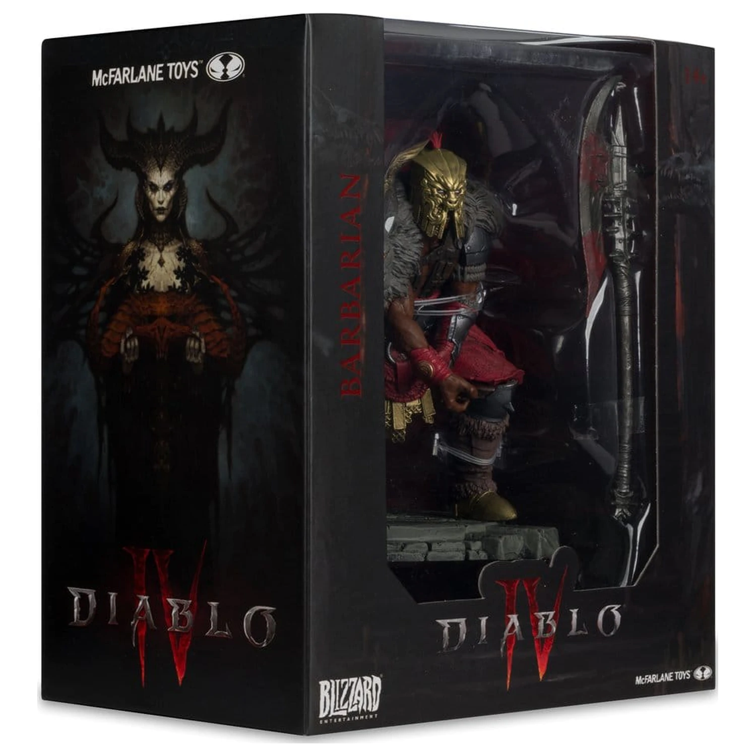 Diablo IV 1/12 skala ograničeno izdanje poza figura Barbarian 12 cm fotografija proizvoda