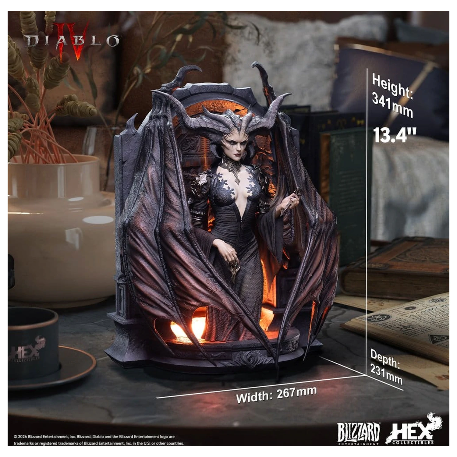 Diablo IV Art kip Lilith 34 cm fotografija proizvoda